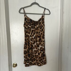 Forever 21 Leopard Print slip  Dress